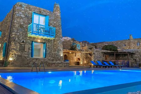 1 Villa Casa De Blue swimming pool Mykonos Rocky Villas 1