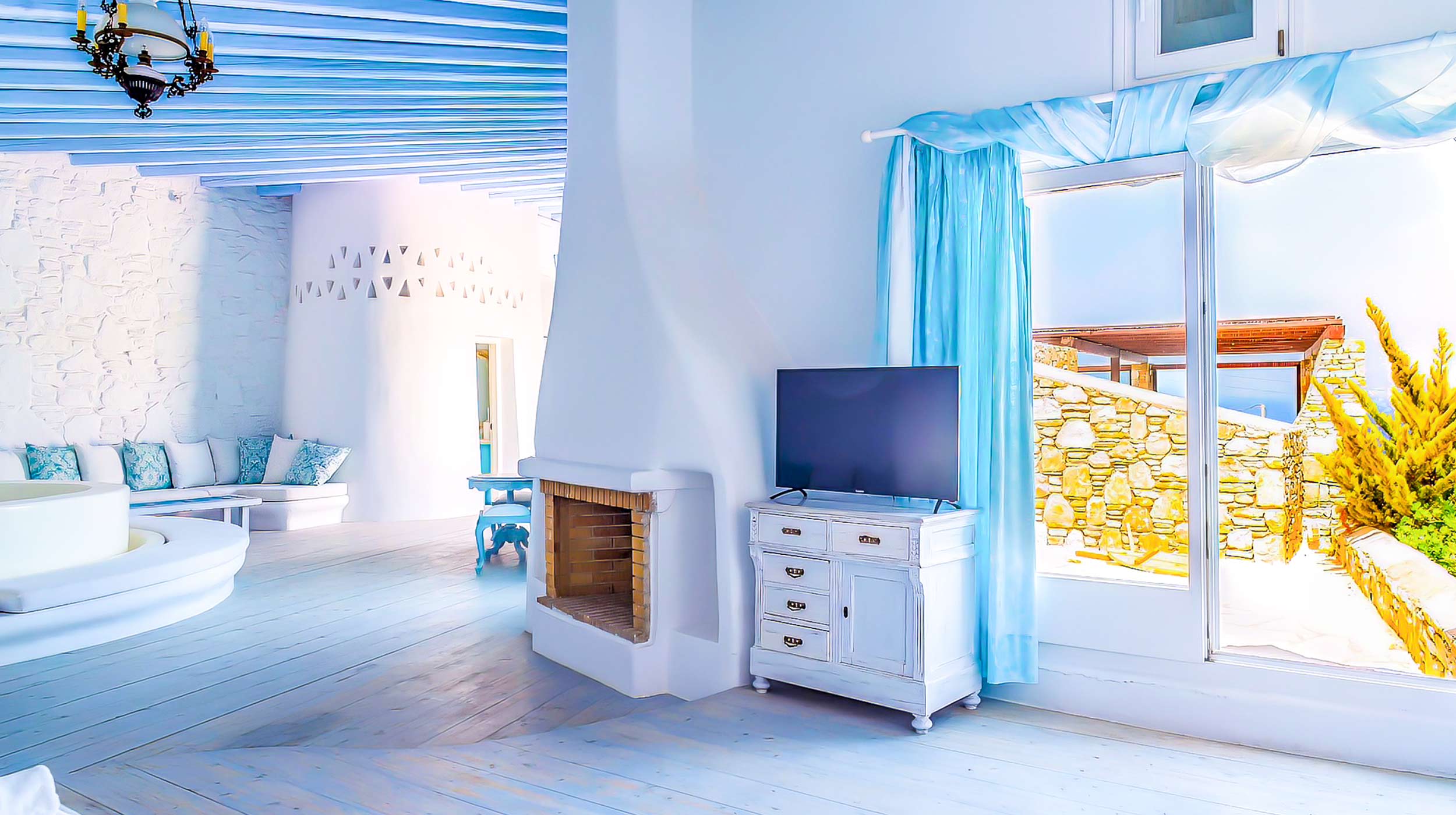 Villa Boufla – Luxury Suite with Spa Bath with Sea View